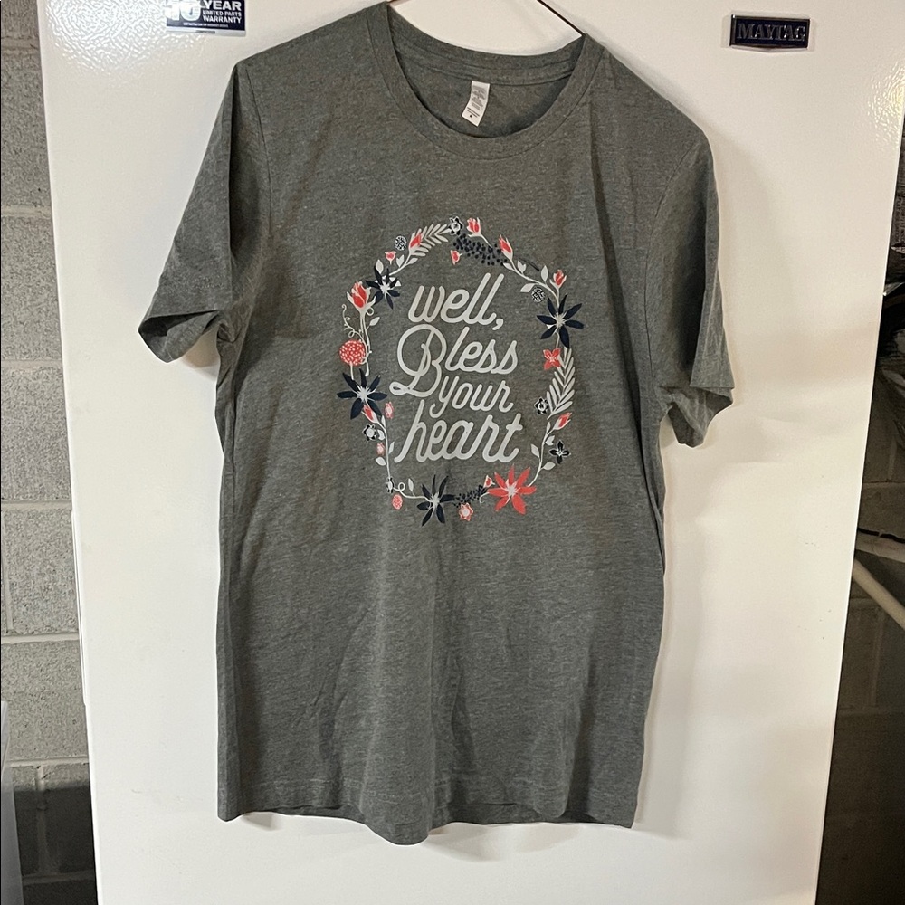 Ruby’s Rubbish Floral Graphic Tee - Gray